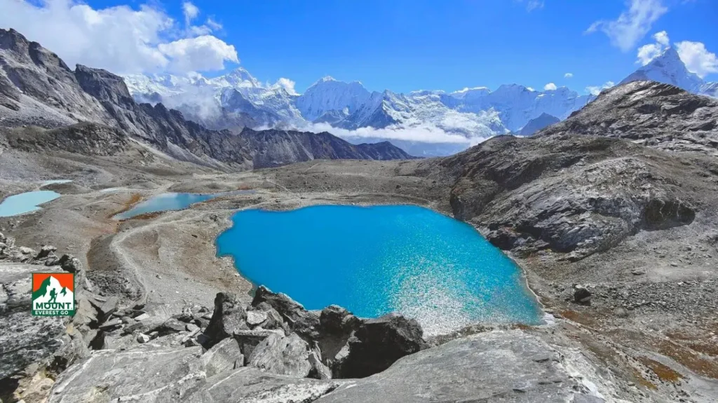 Gokyo lake view from everest three pass trek