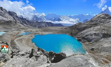 Gokyo lake view from everest three pass trek
