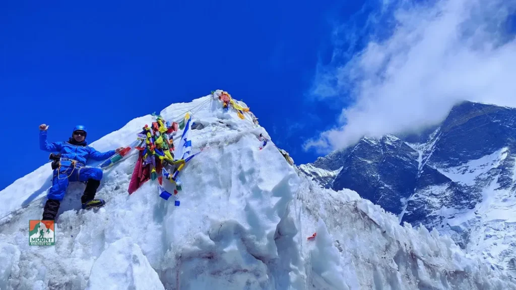 This Photo is taken on Island Peak Climbing which is also known as Imja Tse in Nepali