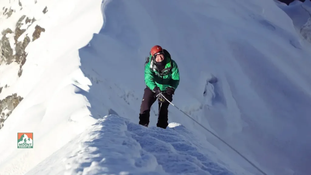 This Photo is taken on Island Peak Climbing which is also known as Imja Tse in Nepali