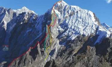 Escalade de Pic de Lobuche Est