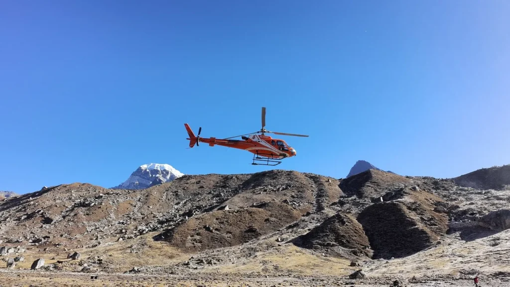 Przełęcz Gokyo Chola z obozem bazowym Everest