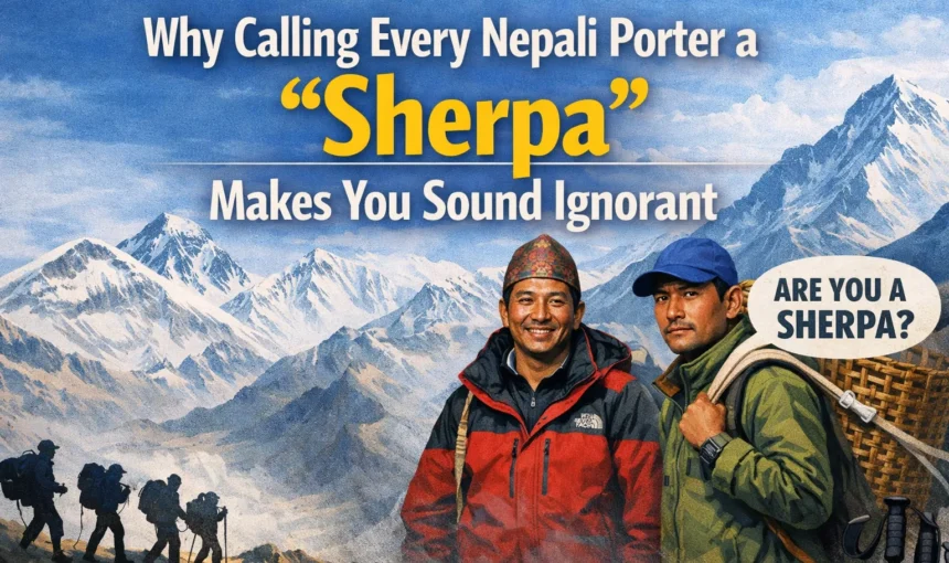 Why Calling Every Nepali Porter a “Sherpa” Makes You Sound Ignorant