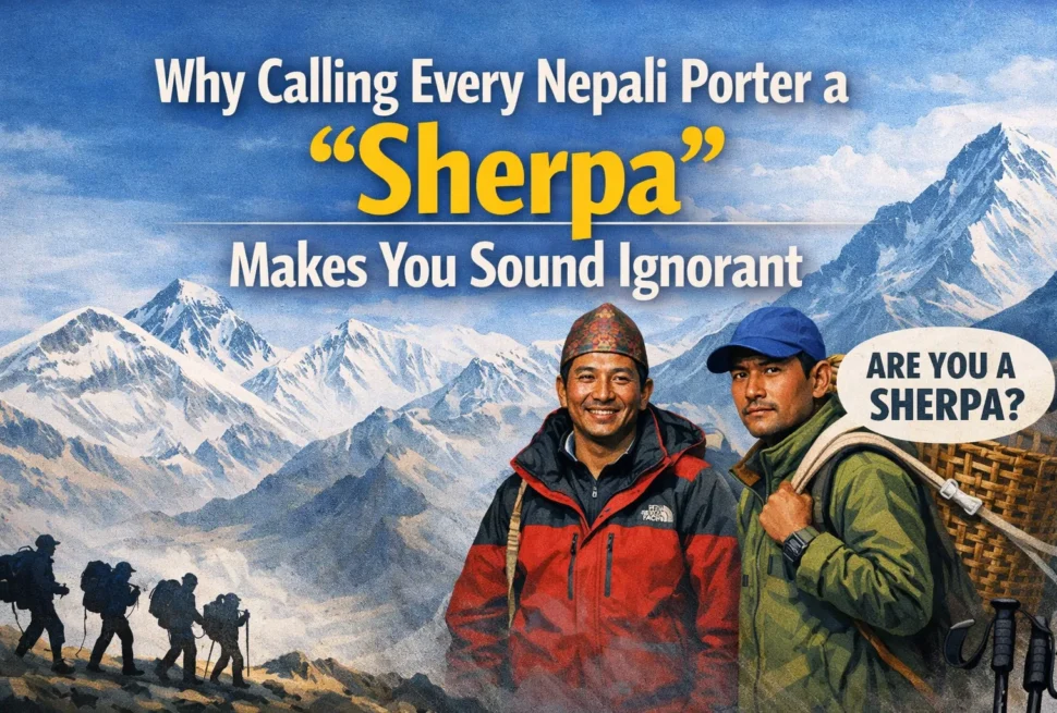 Por qué llamar a cada portero nepalí "sherpa" te hace sonar ignorante
