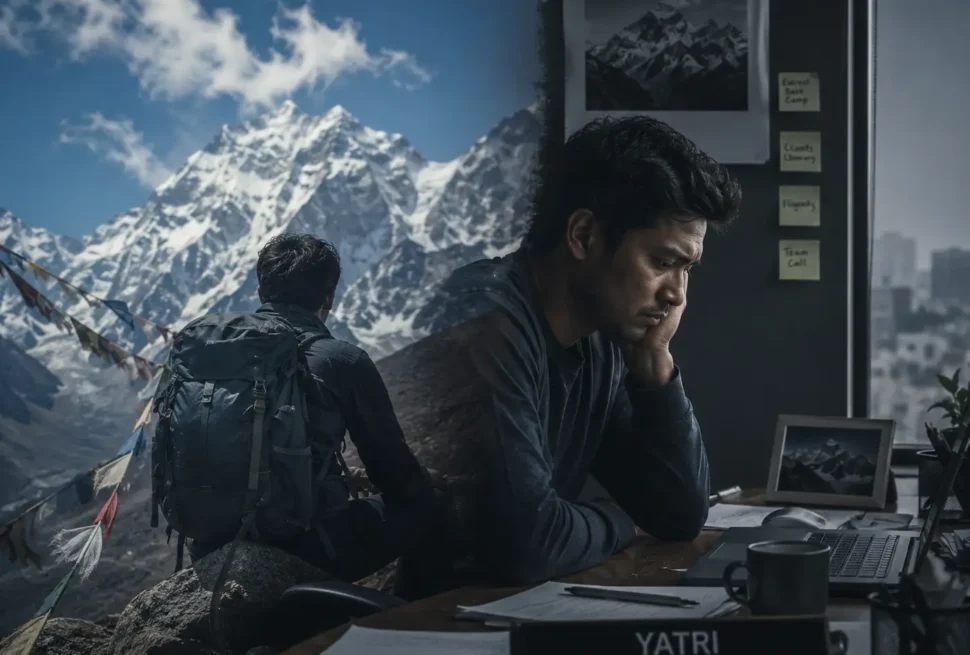 Omvendt kultur efter trekking i Nepal