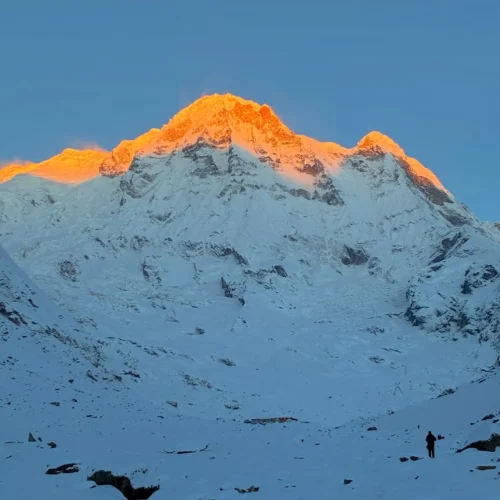 تريك قاعدة أنابورنا في كامب تريك، نيبال ABC Trek