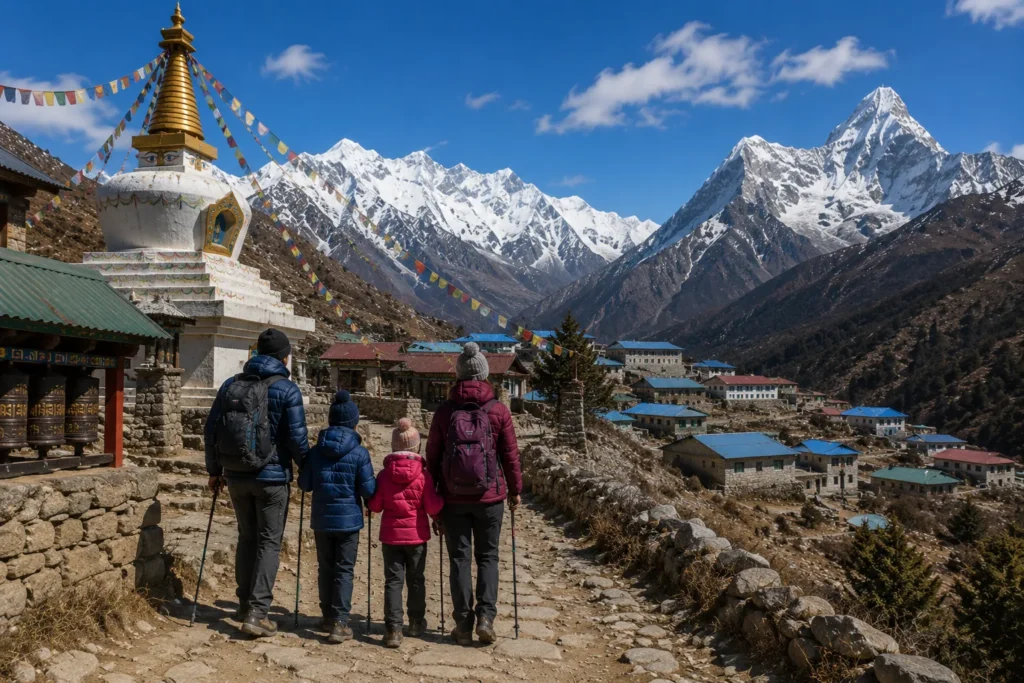 Everest base camp family trek 1