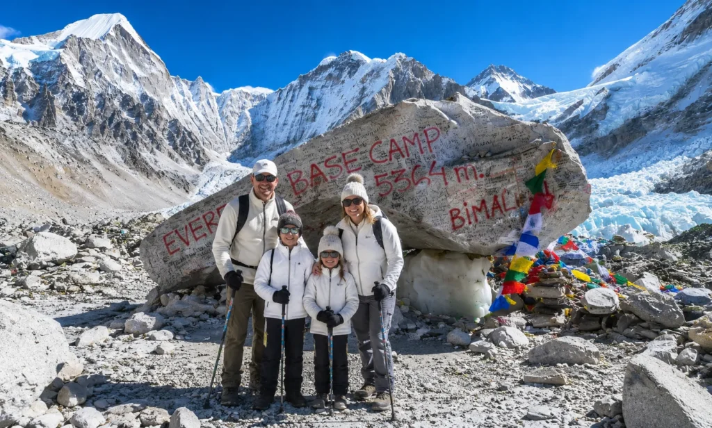 Family trek Everest Base Camp