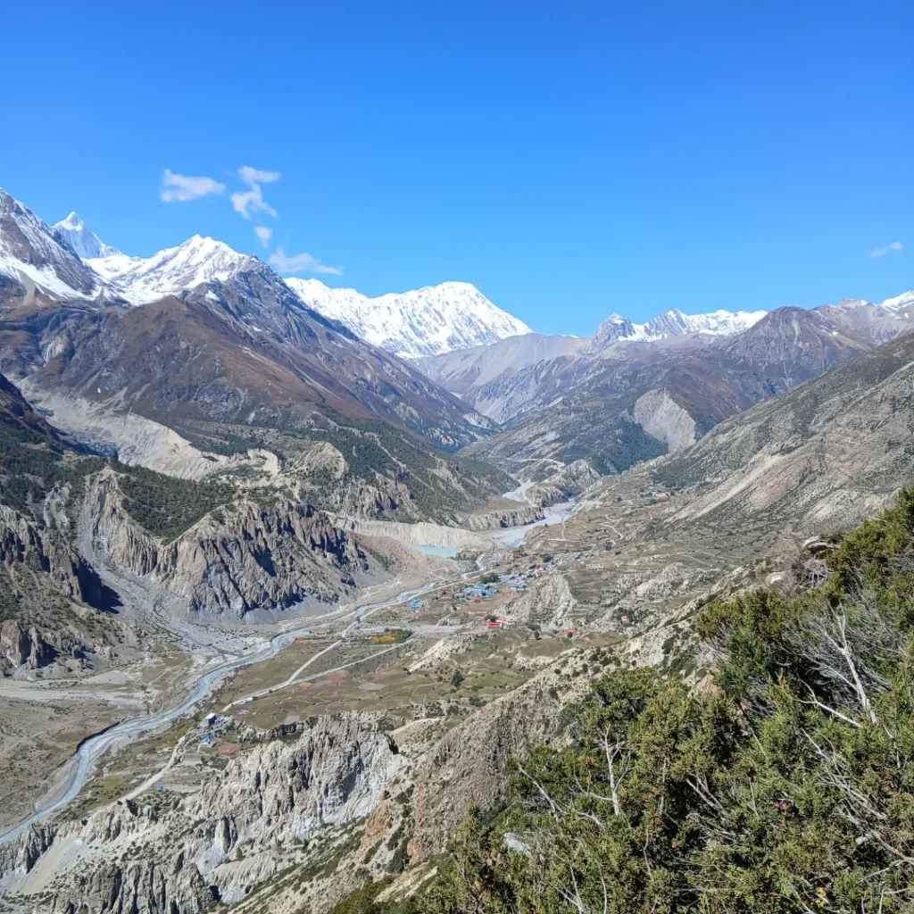 Ice lake manang nepal