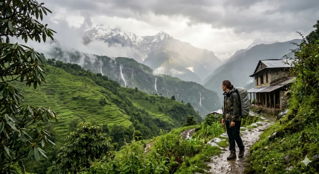 June july trekking in Nepal