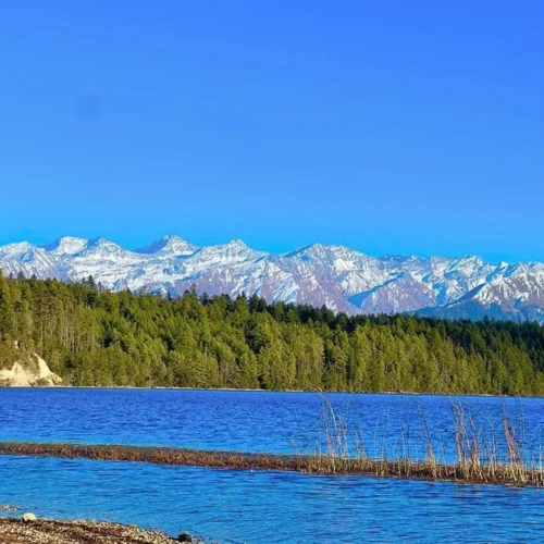 Rara Lake Trek i Nepal, Rara Lake View från toppen