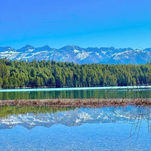 Rara Lake Trek i Nepal, Rara Lake View från toppen